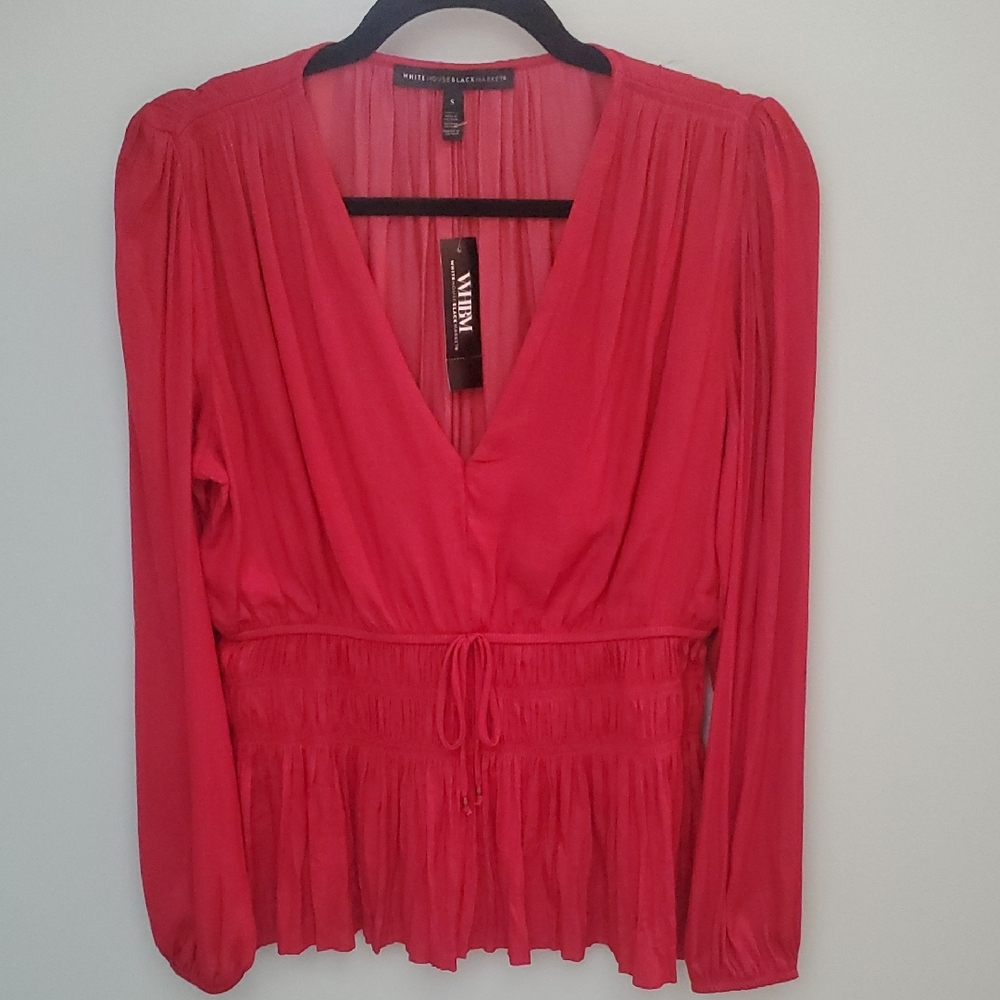 White house black market , Red Blouse